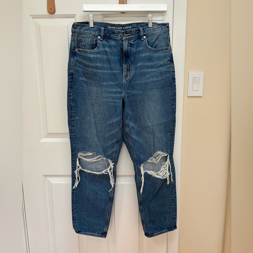 American Eagle Highest Waist Mom Jean size 14